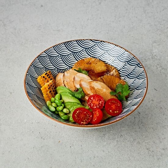 Боул с куриным филе и ананасом