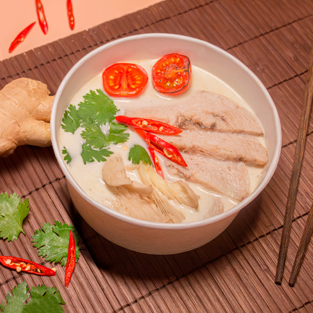 Том кха с курицей су-вид