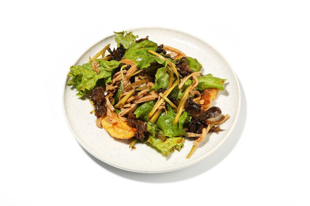 Салат с телячьим языком и муэр