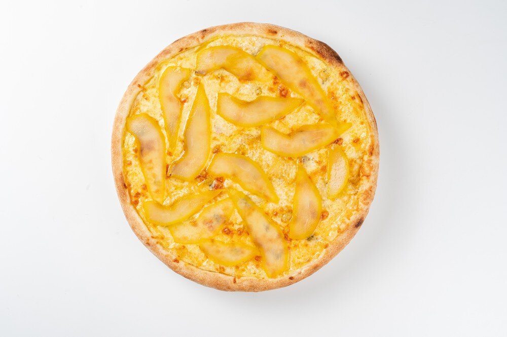 Пицца сыр и томленная груша