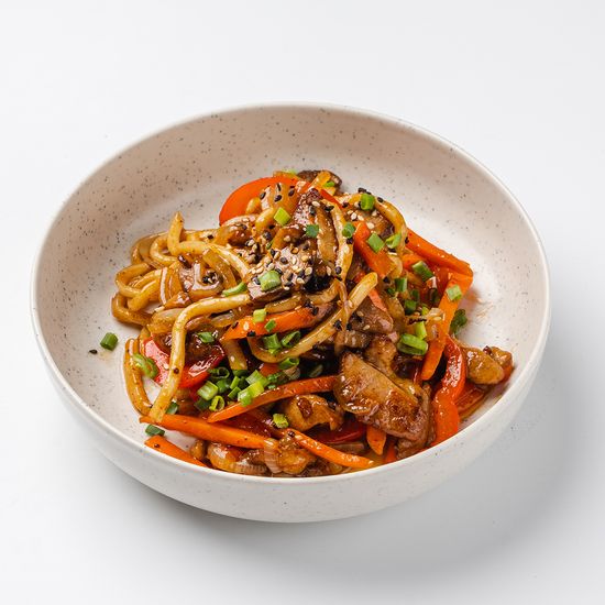 Вок с уткой