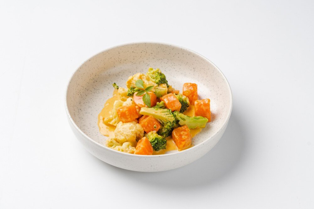 Овощи в сырном соусе