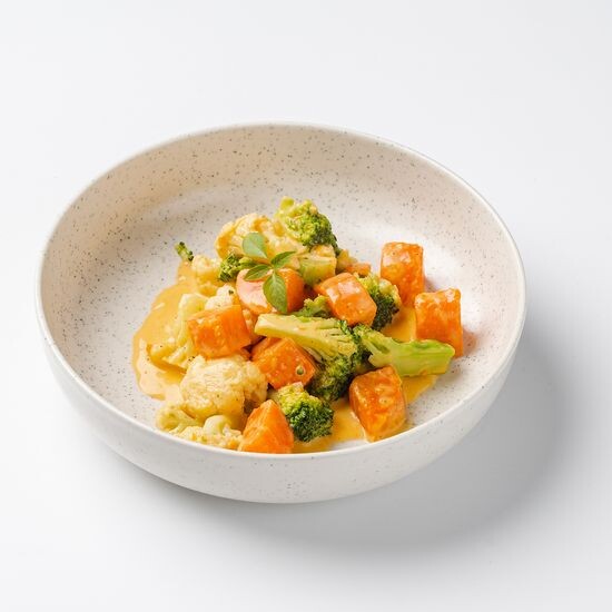 Овощи в сырном соусе