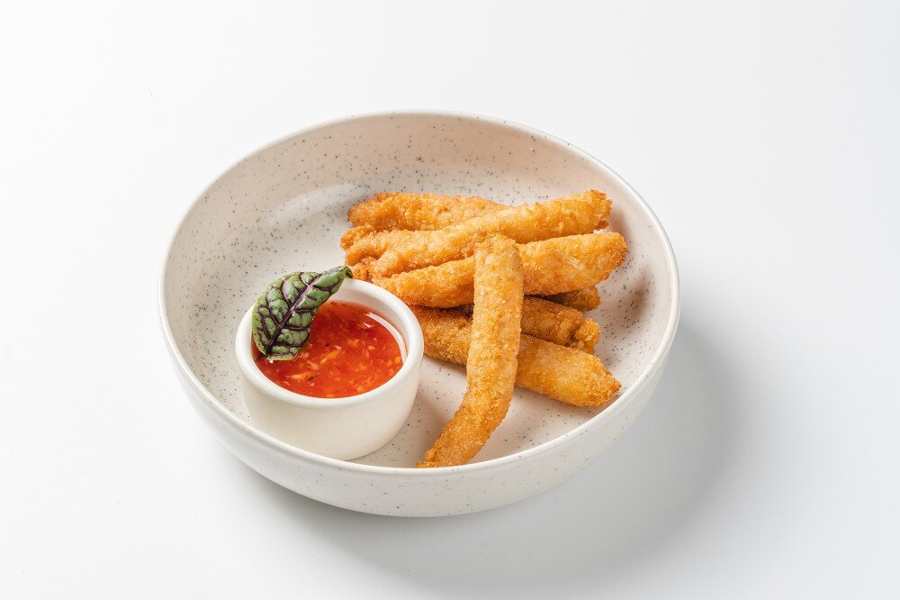 Креветки темпура со сладким чили