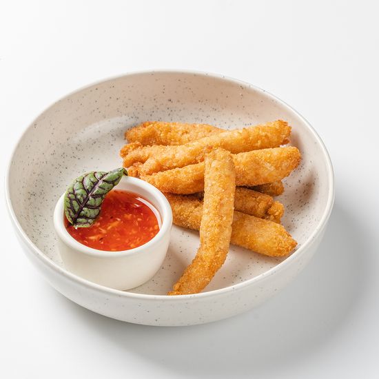 Креветки темпура со сладким чили