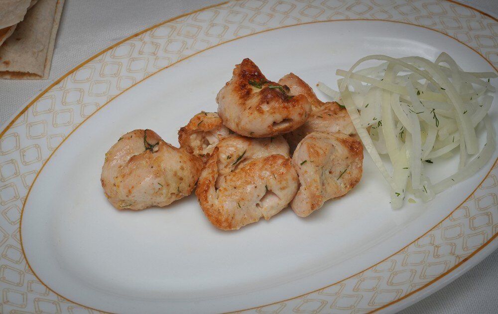 Куриная грудка на мангале