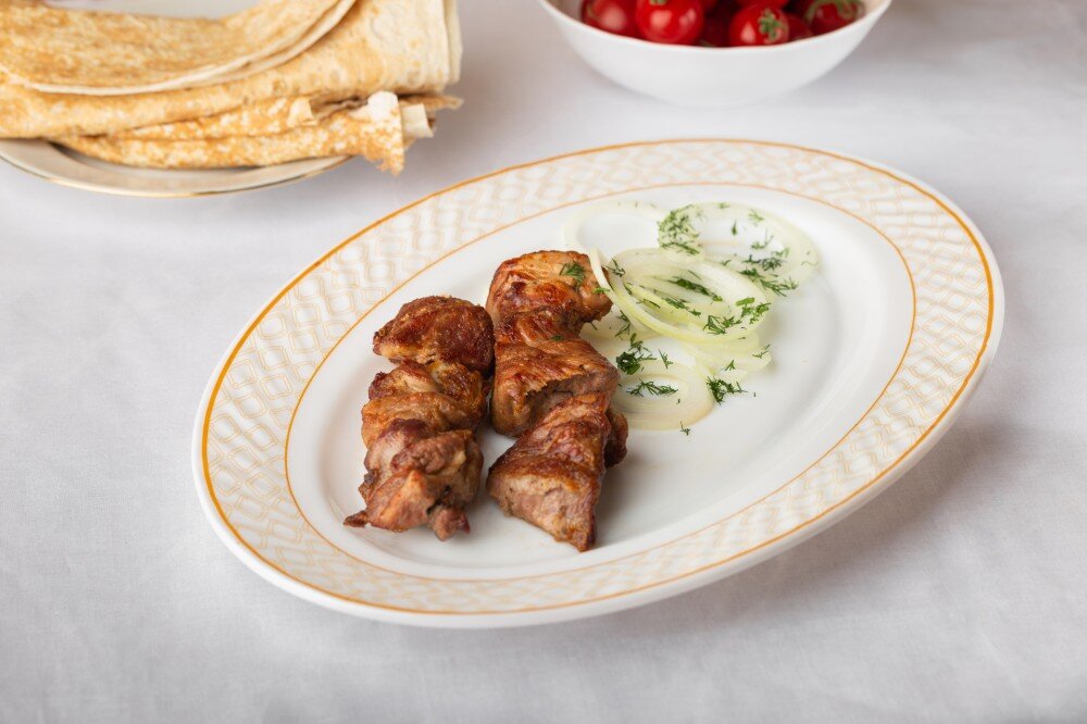 Шашлык из свиной шеи