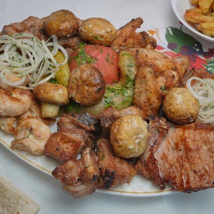 Комбо на углях