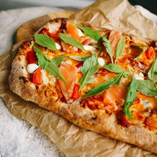 Лосось и чеддер