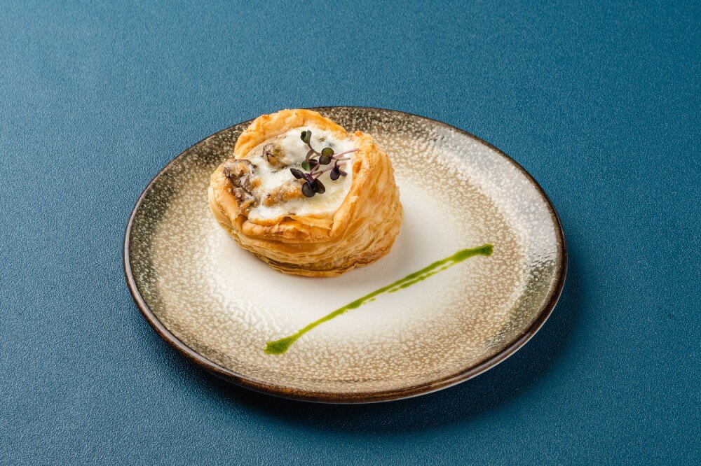 Валован с грибами