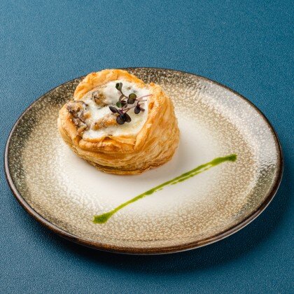 Валован с грибами