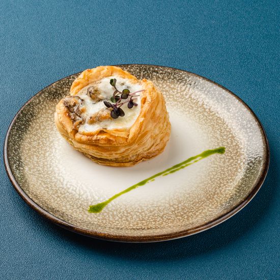 Валован с грибами