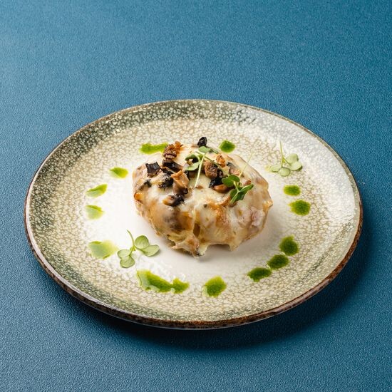 Картофель запеченый с грибами