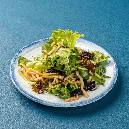 Салат Кальмар с огурцом и муэр