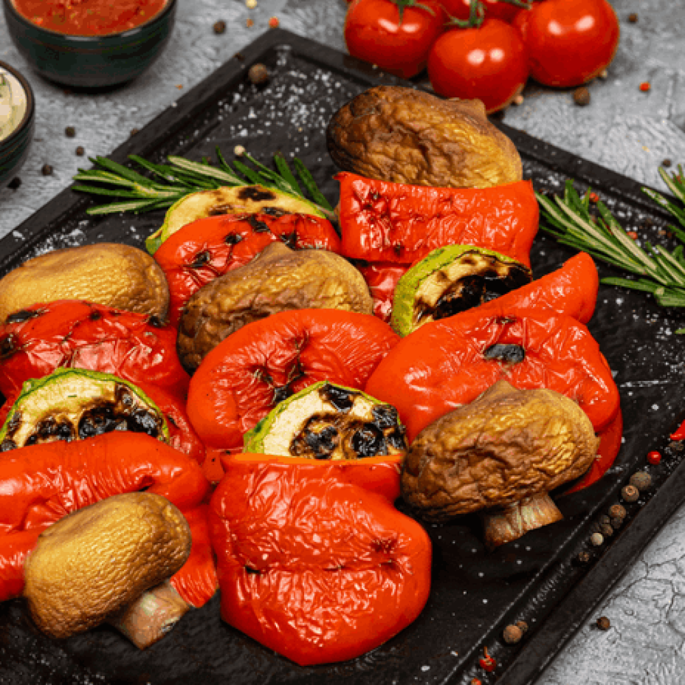 Овощи и Грибы Гриль