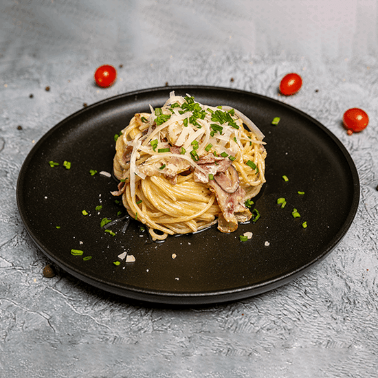 Паста Карбонара с Беконом