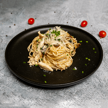 Паста с Курицей и Грибами