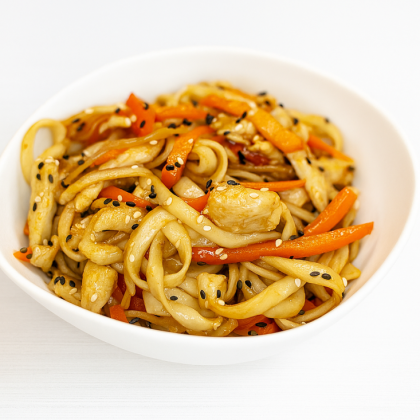 Удон с овощами