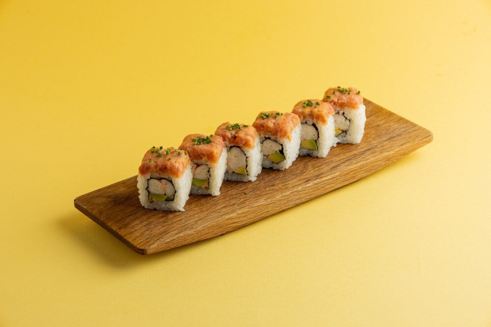 Ролл острый с тунцом и креветкой