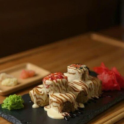 Новый Горячий ролл с крабом