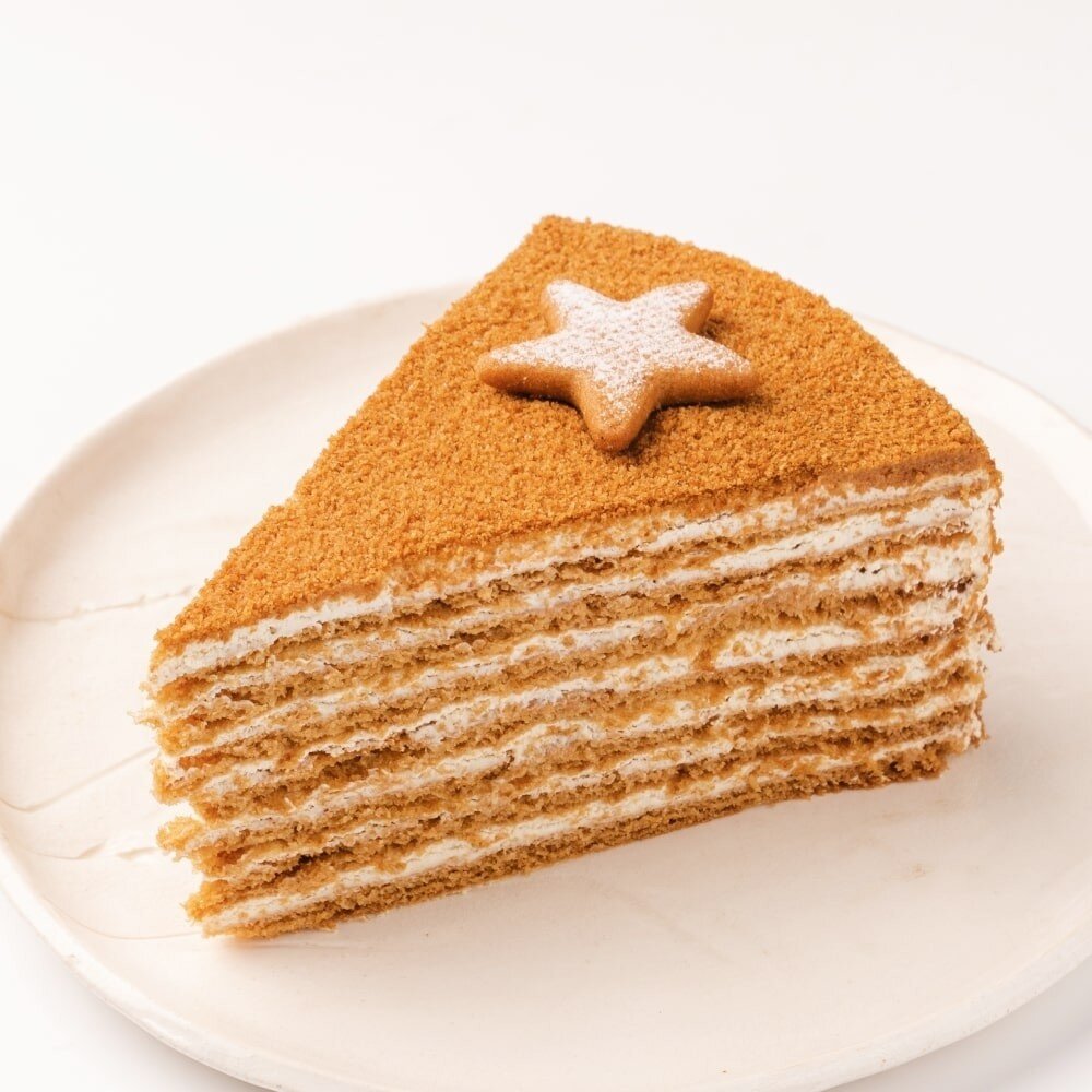 Карамельный медовик