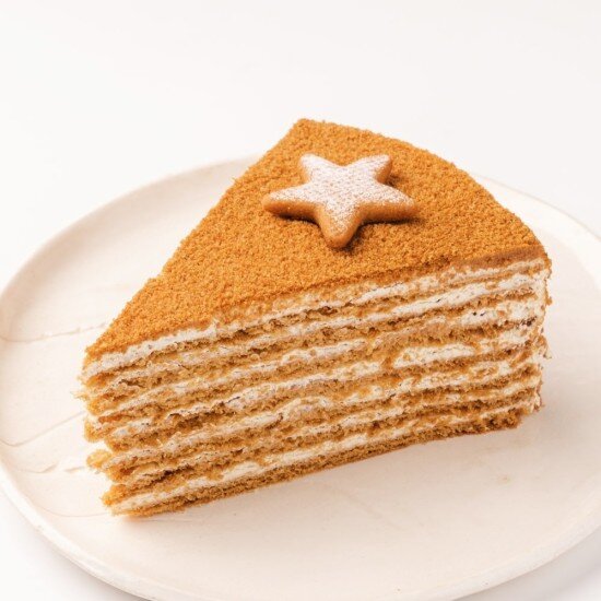 Карамельный медовик