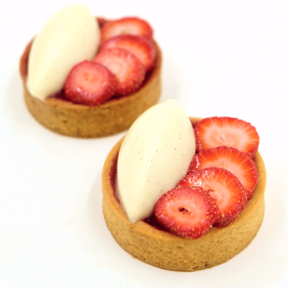 Тарталетка «Клубника-ваниль»