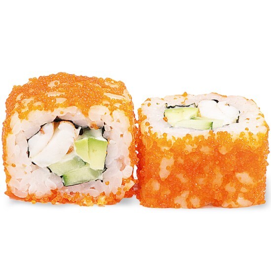 Ролл Калифорния  с креветкой