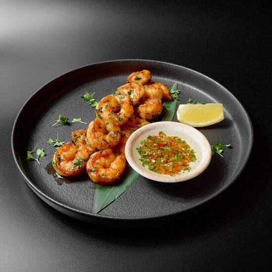 Креветки Чимичурри