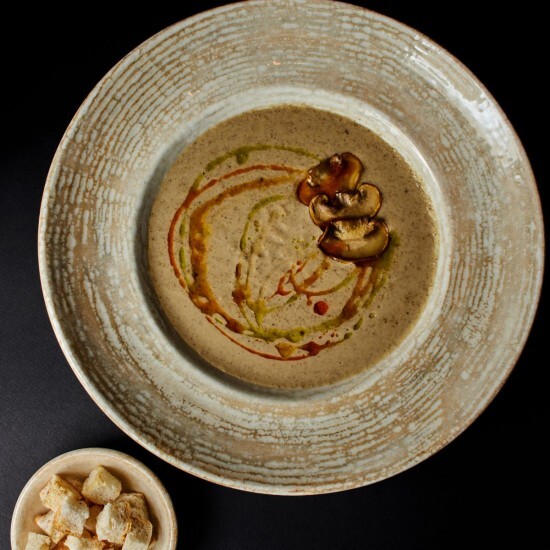 Крем-суп грибной