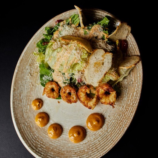 Цезарь Том ям с креветками*