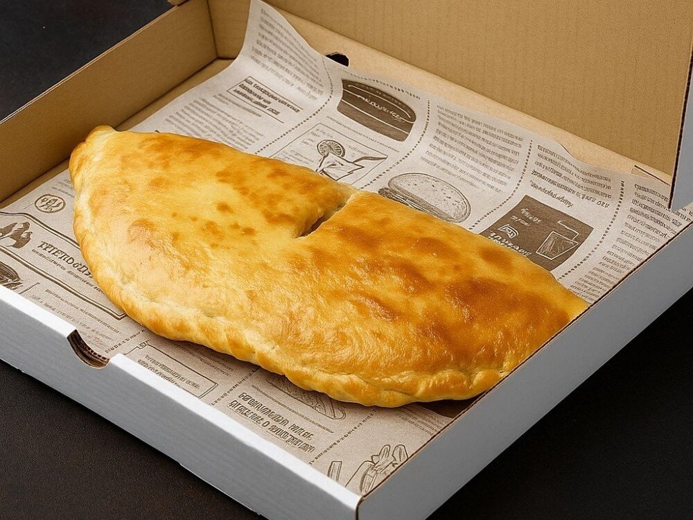 Хачапури Кальцоне с Курицей и Грибами