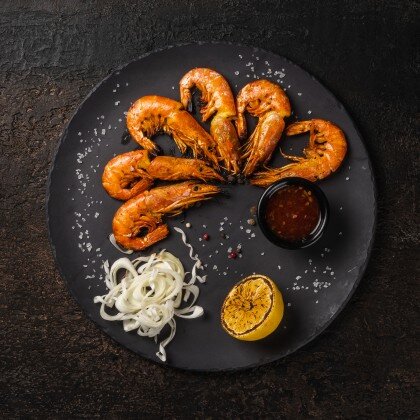 Лангустины гриль