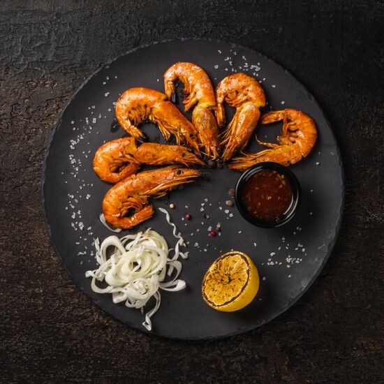 Лангустины гриль