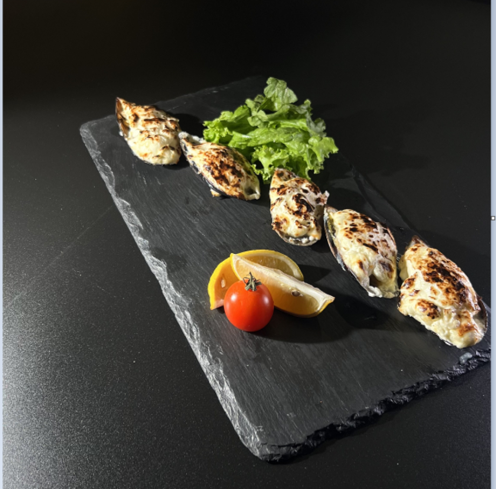 Запеченные мидии