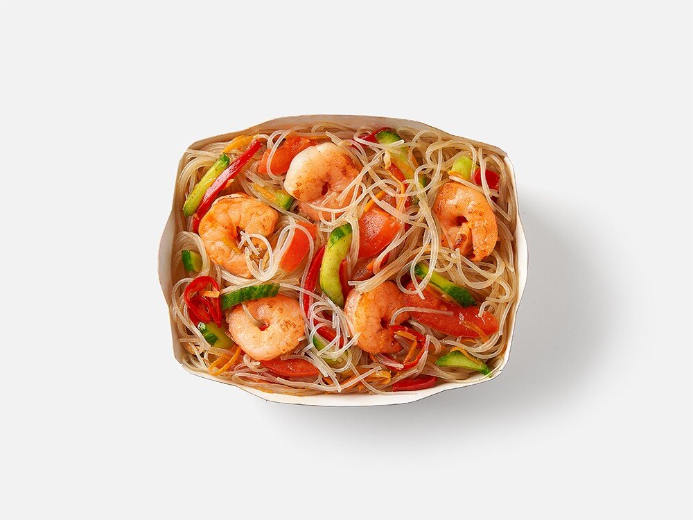 Фунчоза с креветкой