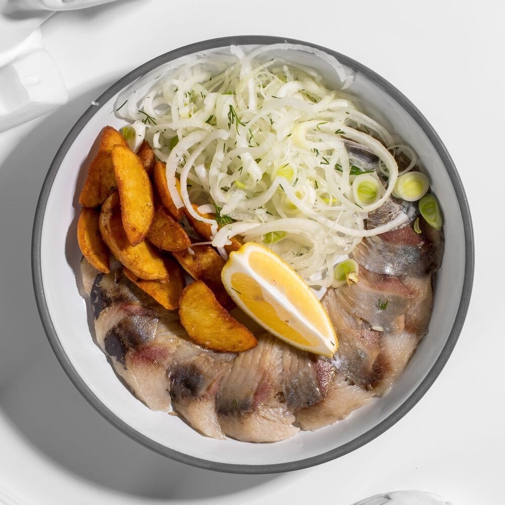 Сельдь с картофелем