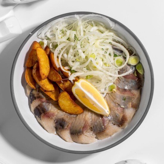 Сельдь с картофелем