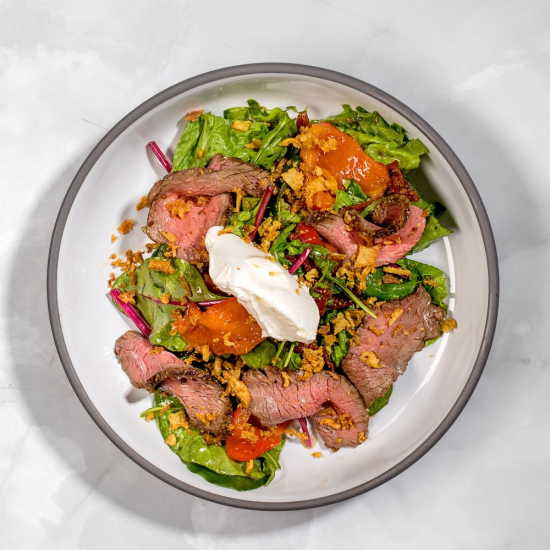 Салат с ростбифом