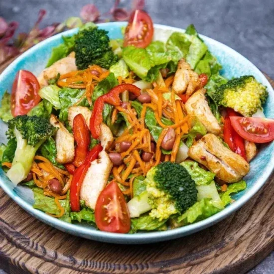 С КУРИЦЕЙ И ОВОЩАМИ