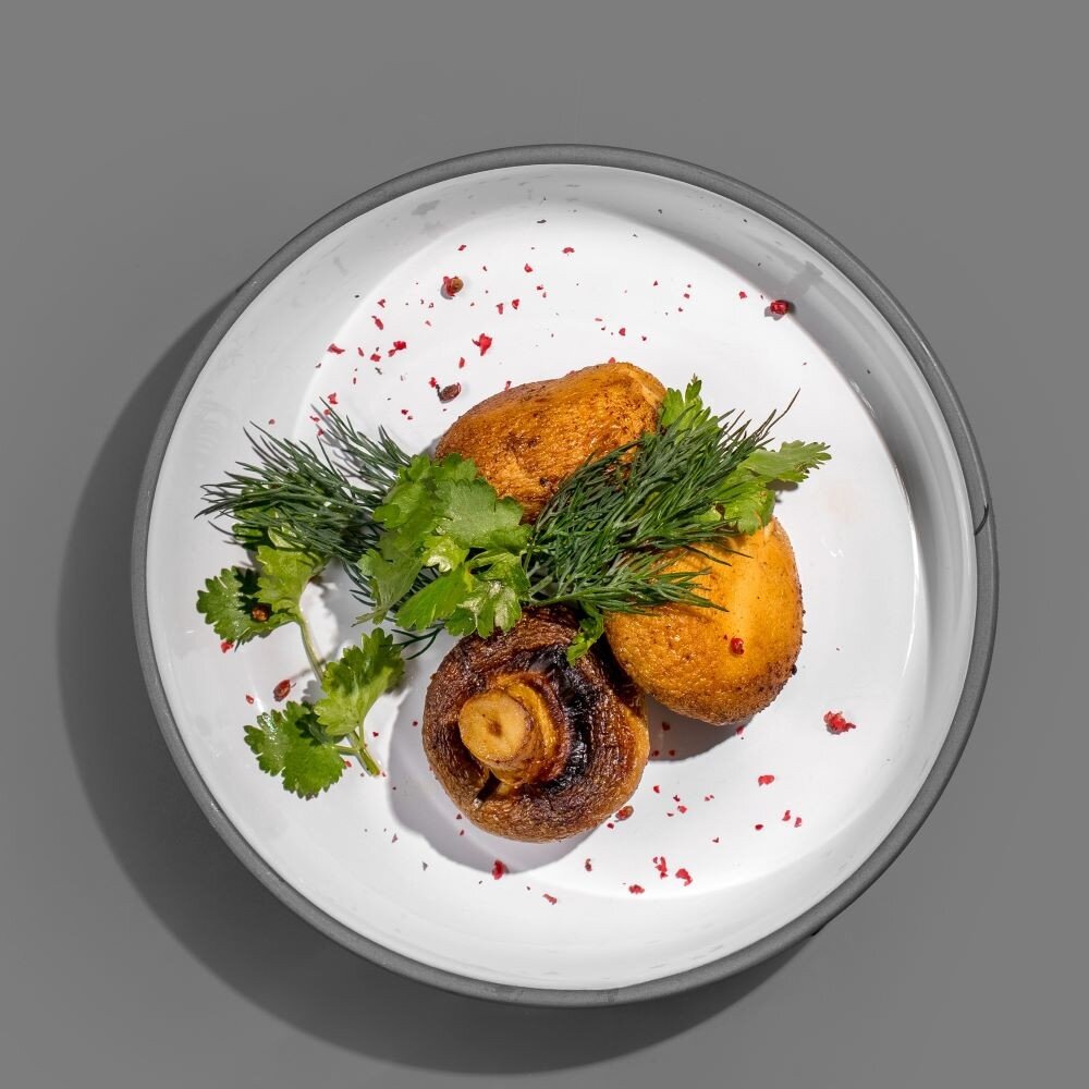 Шампиньоны на углях