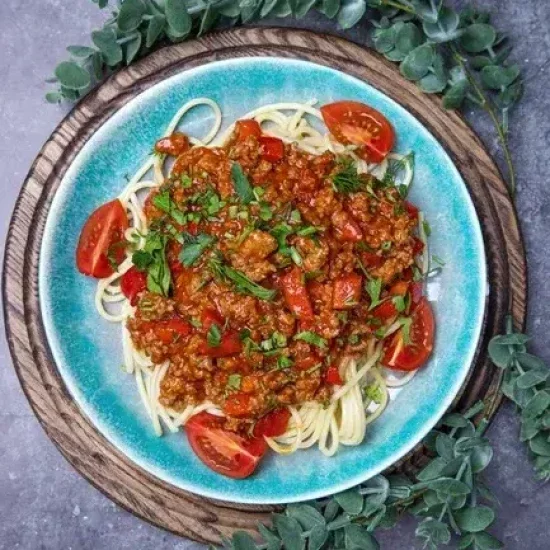 ПАСТА С ГОВЯДИНОЙ ( говяжий фарш)