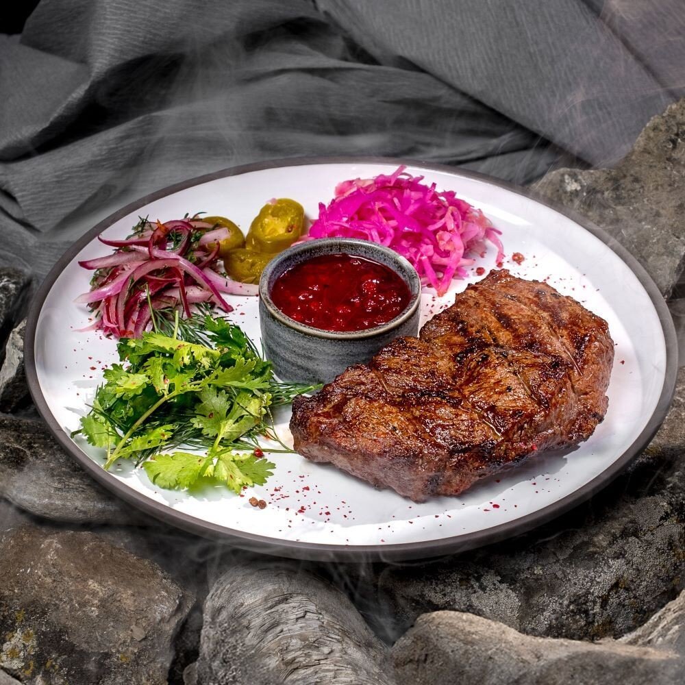 Стейк мраморный