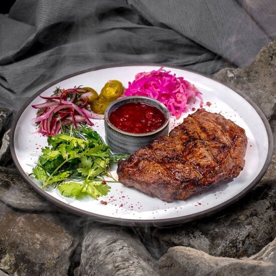 Стейк мраморный