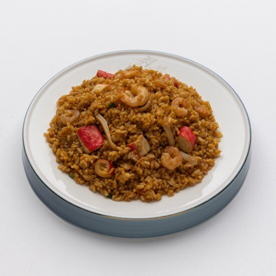 Рис с морепродуктами