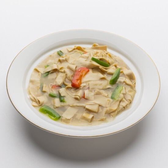 Кантофу с зеленым перцем