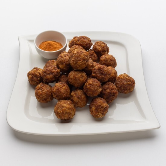 Жареные шарики из свиного фарша