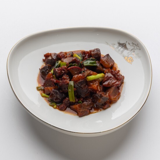 Печень с черемшой на противне