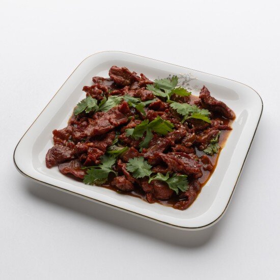 Говядина нежная с коньяком