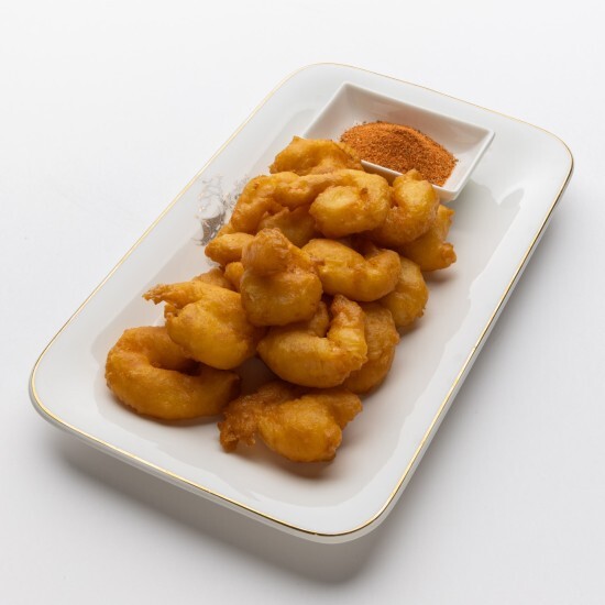 Креветки в кляре